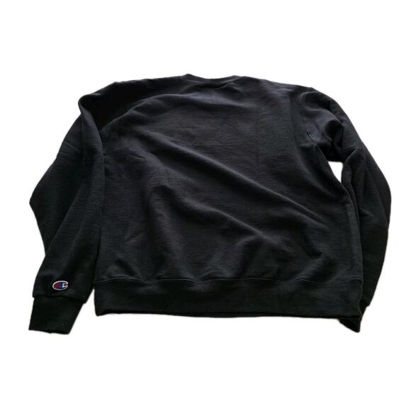 Wake Forest University Sweatshirt M Men’s Adult Champion Eco Black Fleece Lined - Picture 11 of 12